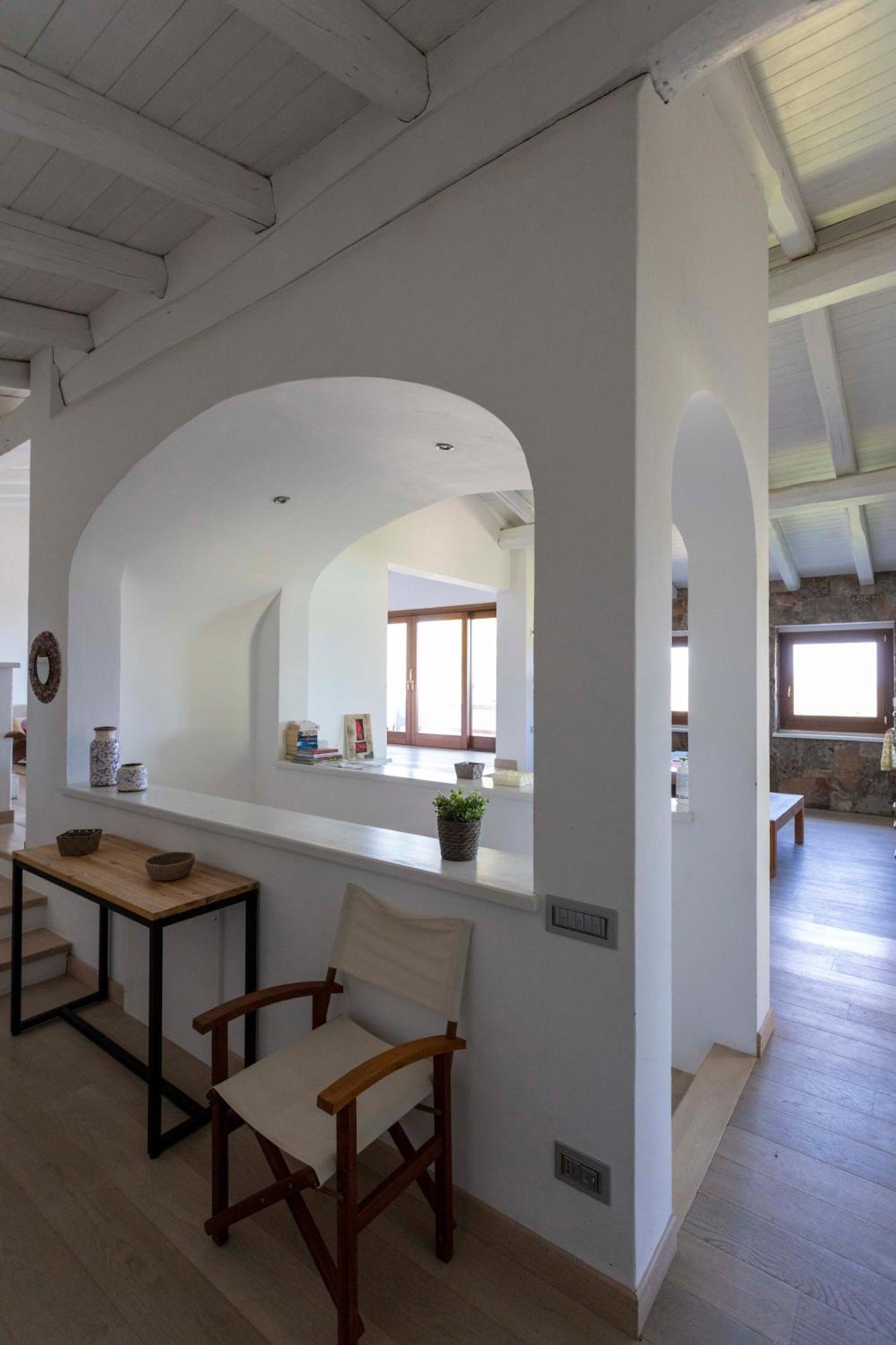 Villa Alba Esclusiva Villa Con Piscina A Sfioro E Vista Mozzafiato Sul Mare Cugnana Buitenkant foto