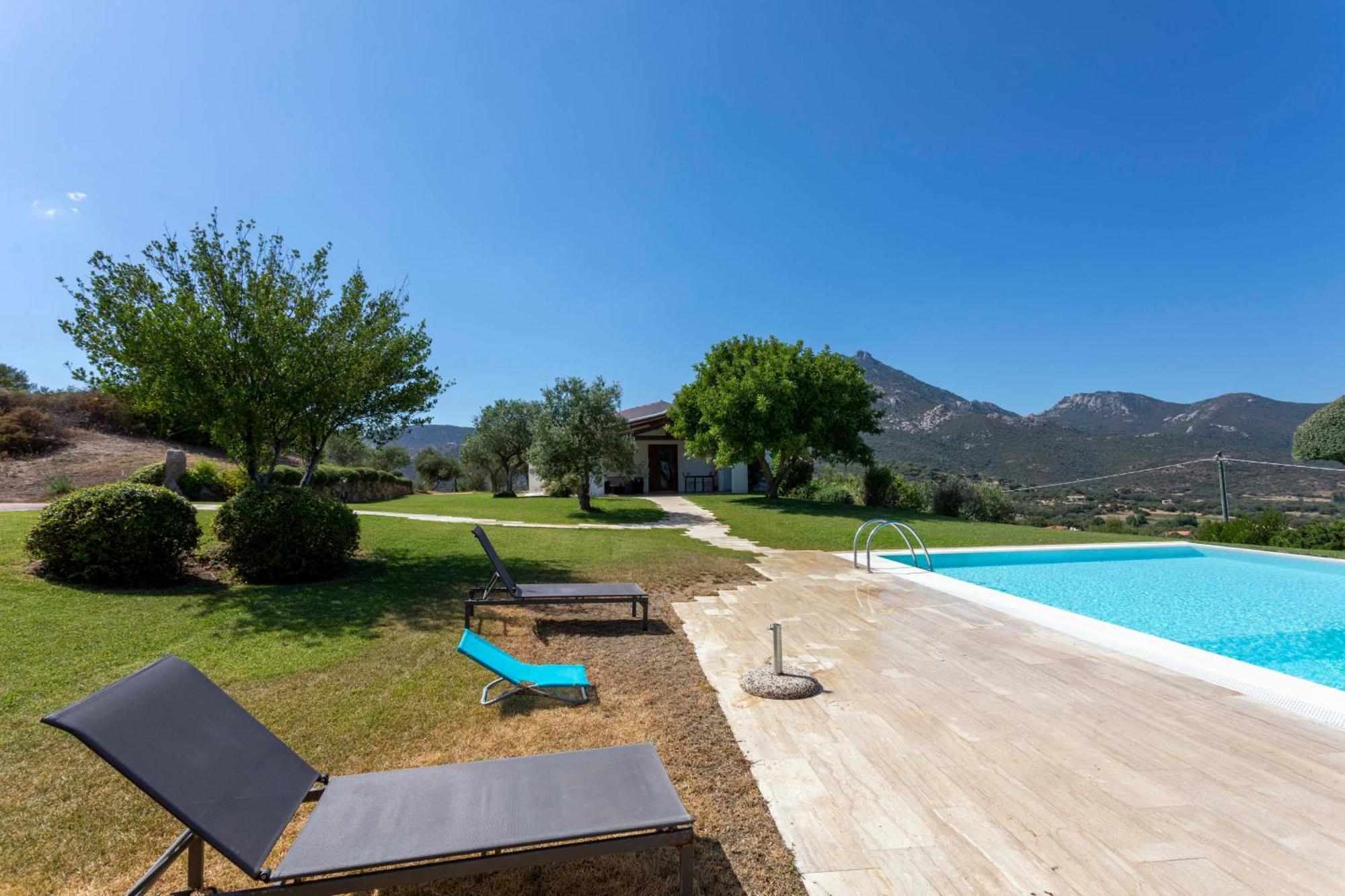 Villa Alba Esclusiva Villa Con Piscina A Sfioro E Vista Mozzafiato Sul Mare Cugnana Buitenkant foto