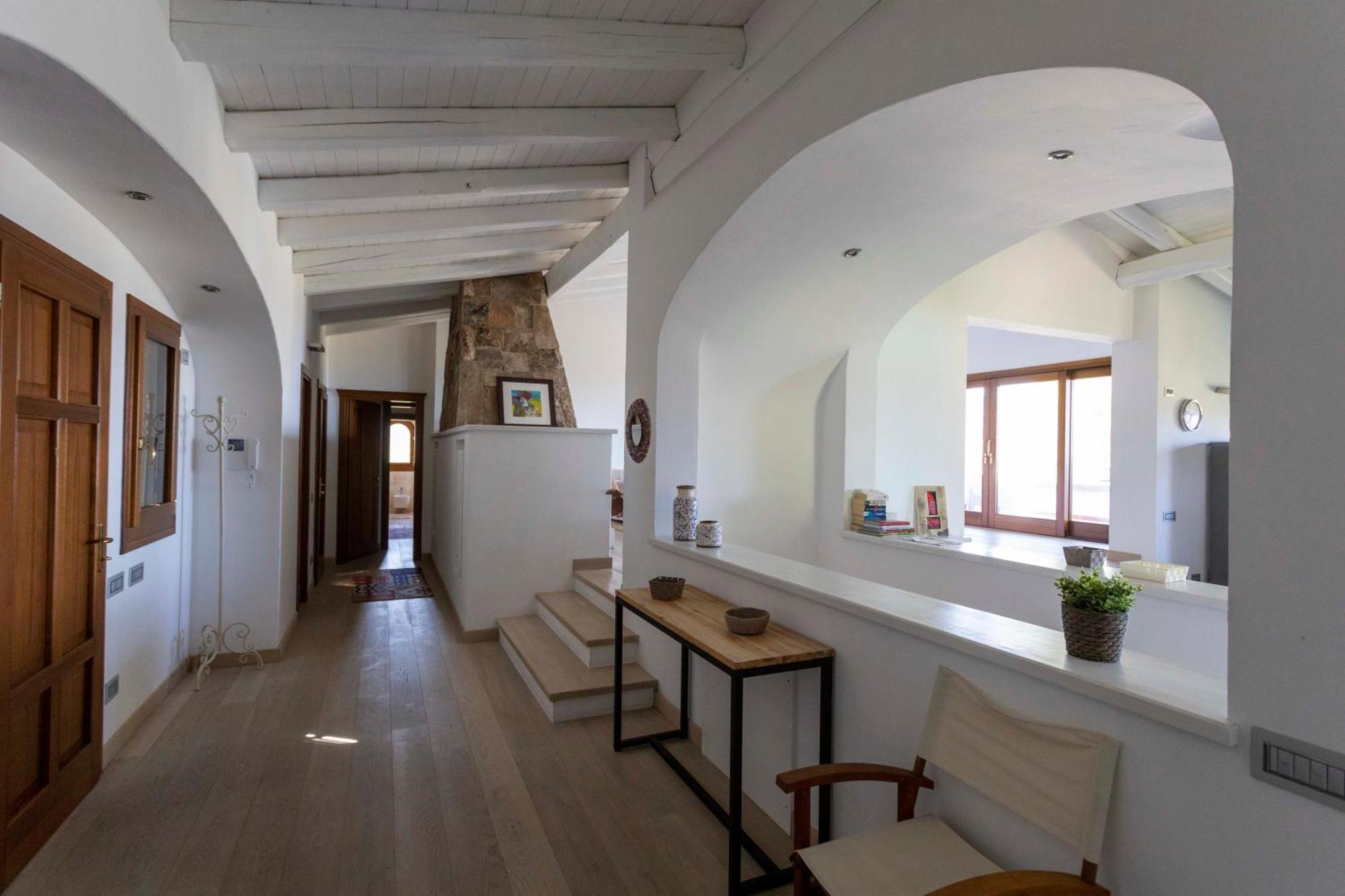 Villa Alba Esclusiva Villa Con Piscina A Sfioro E Vista Mozzafiato Sul Mare Cugnana Buitenkant foto