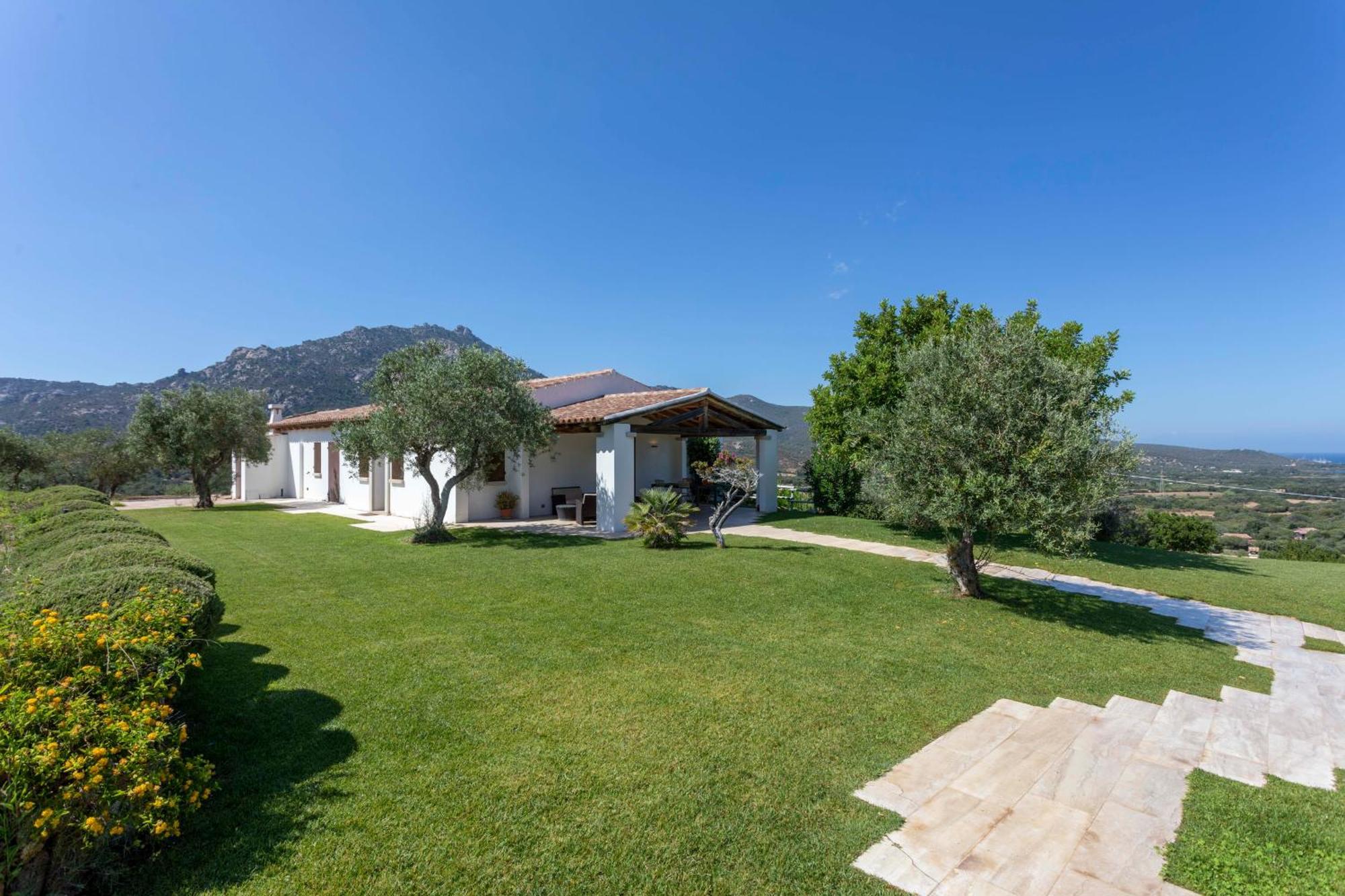 Villa Alba Esclusiva Villa Con Piscina A Sfioro E Vista Mozzafiato Sul Mare Cugnana Buitenkant foto