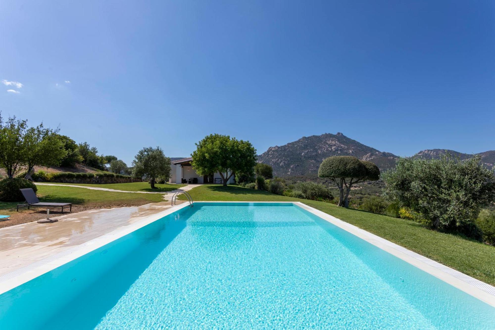 Villa Alba Esclusiva Villa Con Piscina A Sfioro E Vista Mozzafiato Sul Mare Cugnana Buitenkant foto