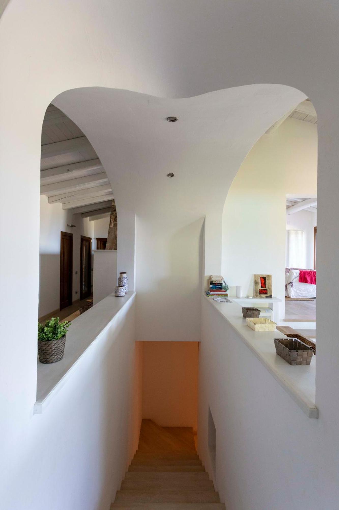 Villa Alba Esclusiva Villa Con Piscina A Sfioro E Vista Mozzafiato Sul Mare Cugnana Buitenkant foto
