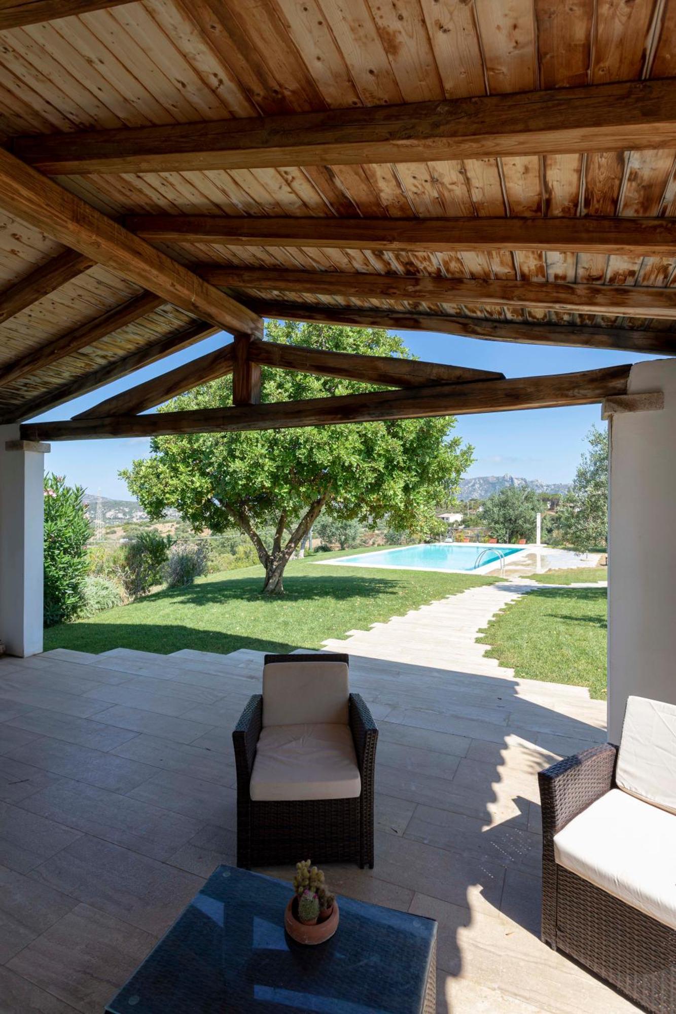 Villa Alba Esclusiva Villa Con Piscina A Sfioro E Vista Mozzafiato Sul Mare Cugnana Buitenkant foto