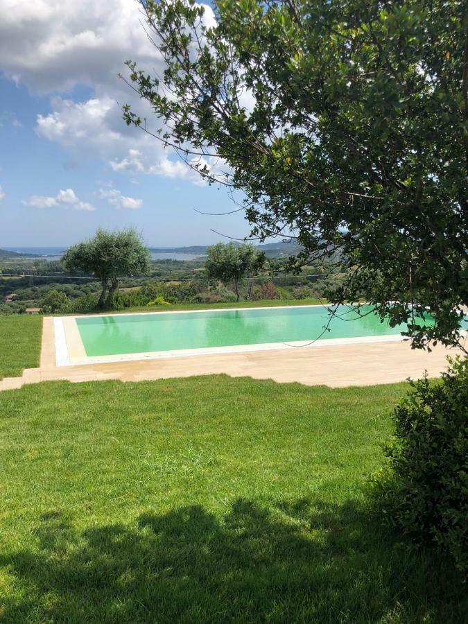 Villa Alba Esclusiva Villa Con Piscina A Sfioro E Vista Mozzafiato Sul Mare Cugnana Buitenkant foto